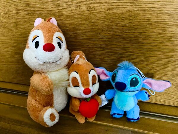 チップとデール スティッチ ぬいぐるみ ディズニー セット