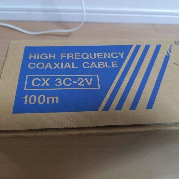 同軸ケーブル CX 3C-2V 100m 未使用 TACHII