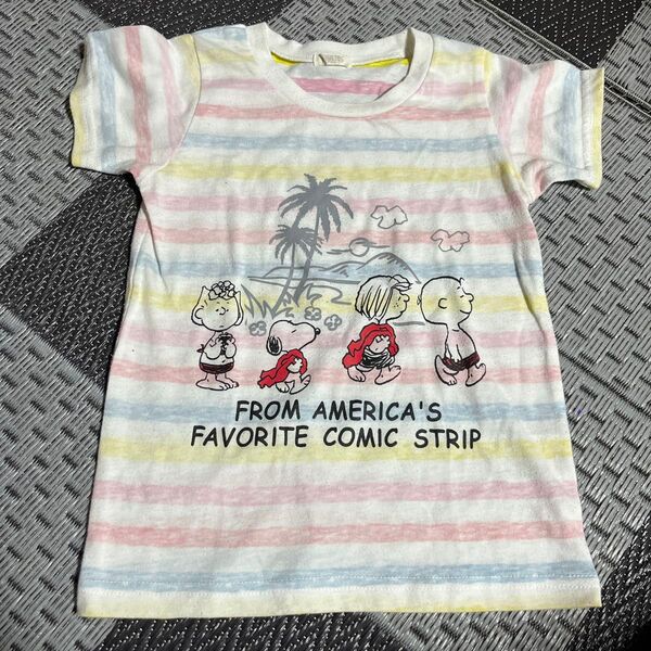 スヌーピー SNOOPY トップス 半袖シャツ Tシャツ 110cm 子供服 キッズ