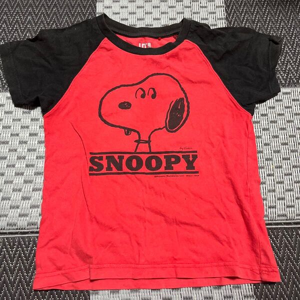 UNIQLO ユニクロ スヌーピー SNOOPY コラボシャツ Tシャツ 半袖 子供服 キッズ 110cm カットソー