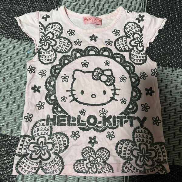 サンリオ ハローキティ キティ トップス Tシャツ 半袖シャツ 110cm 子供服 キッズ