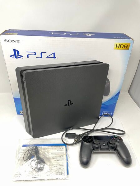 PS4 ジェット・ブラック 500GB CUH-2100A B01 中古 動作確認済み PlayStation4 SONY