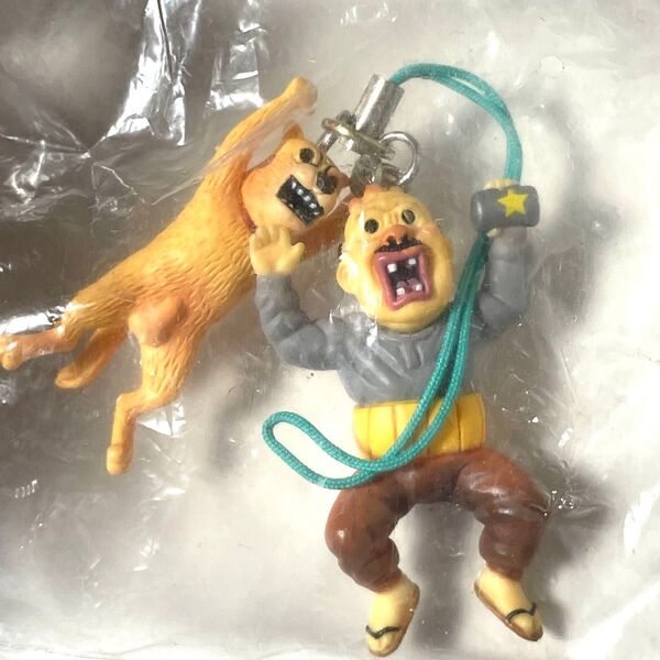 新品 未開封 漫☆画太郎 泰造&パンチ キーチェーン キーホルダー ミニフィギュア
