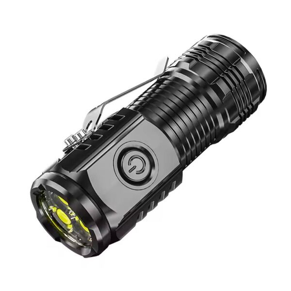 充電式 led 懐中電灯 USB充電 明るい ストラップホール ハンディライト マグネット付き