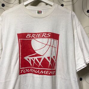 ★US古着★ FRUIT OF THE LOOM 両面プリントTシャツ 半袖 メンズ XL ホワイト バスケットボール