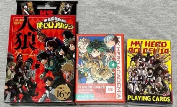 ヒロアカ★人狼★緑谷出久★爆豪勝己★轟焦凍★トランプ★3つセット★僕のヒーローアカデミア