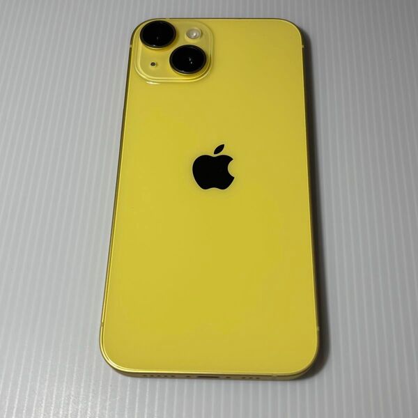 【ジャンク品】iPhone14 128GB イエロー バッテリー最大容量91%