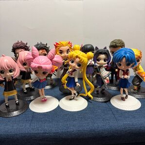 箱なし Qposket フィギュア まとめ売り12体 鬼滅の刃 セーラームーン アーニャ ソー 断捨離 プライズ