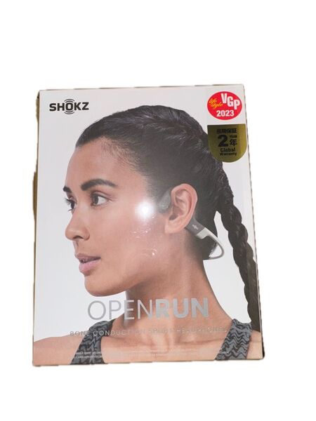 新品未開封品 Shokz OpenRun グレー 骨伝導イヤホン 防水