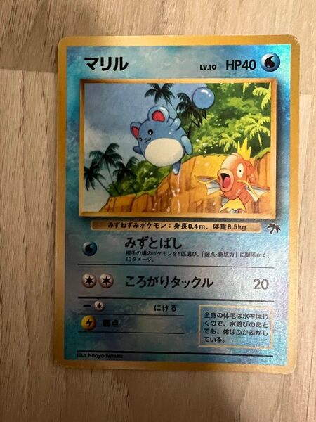 マリル ポケモンカード ポケカ 旧裏 旧裏面