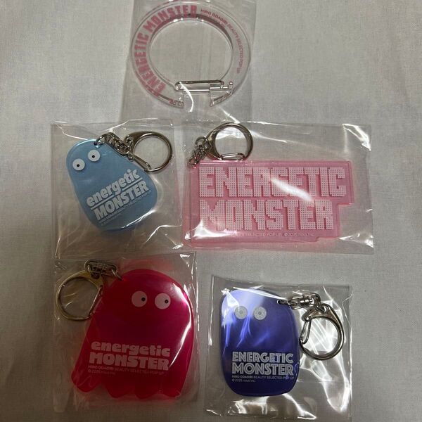 新品 ENERGETIC MONSTER モンスター アクリルキーホルダーセット
