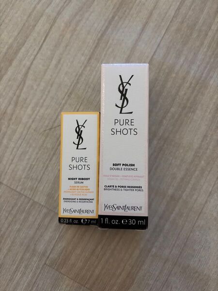 イヴ・サンローラン ピュアショット ナイトセラム ピュアショット エッセンス ローション 30ml (ミニ)化粧水新品
