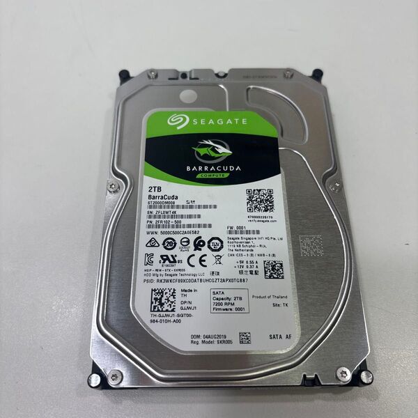 3.5インチ HDD 2TB 10169時間 ♯1654