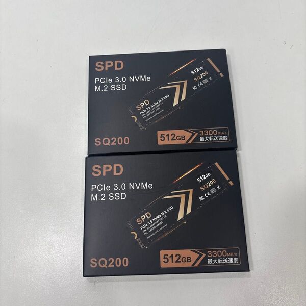 SPD M.2SSD 512GB 2個 新品未開封