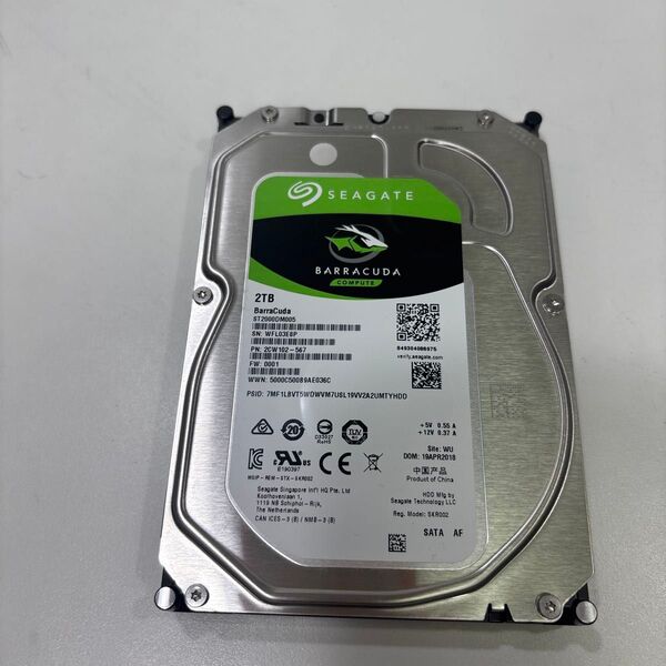 3.5インチ HDD 2TB 10311時間 ♯1674