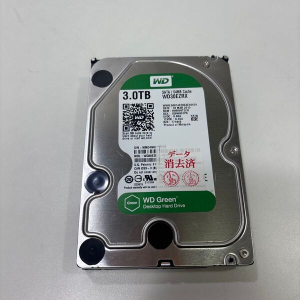 3.5インチ HDD 3TB 45786時間 ♯1677