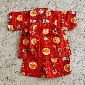 【匿名配送】アンパンマン 甚平 80cm 総柄 甚平