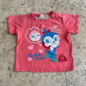 【匿名配送】ドキンちゃん コキンちゃん 半袖 Tシャツ 90cm 半袖Tシャツ ピンク