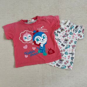 【匿名配送】アンパンマン ドキンちゃん コキンちゃん Tシャツ 80〜90cm