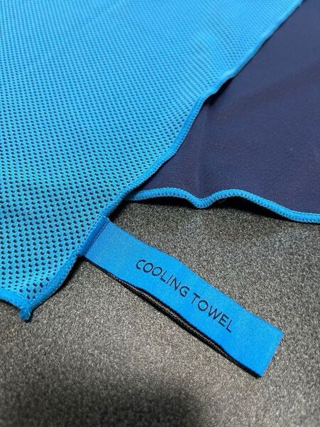 新品 冷却タオル ヘアドライタオル COOLING TOWEL 表面メッシュ薄手100×38㎝