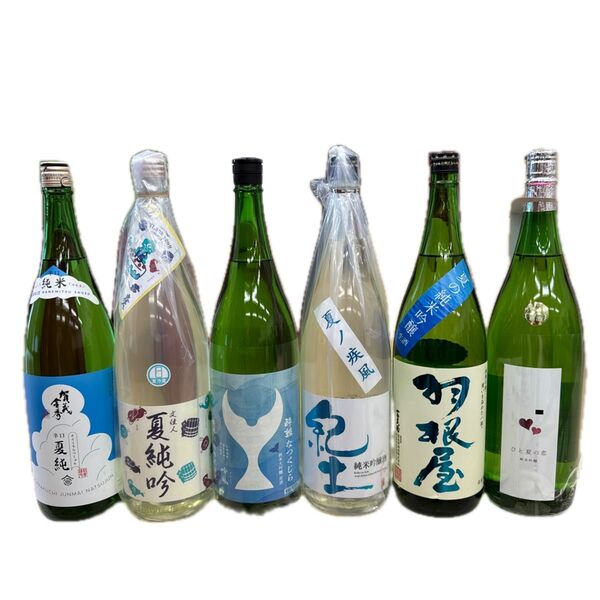 あ19 夏酒一升瓶6本 各蔵の最新詰め又は飲み頃のお酒