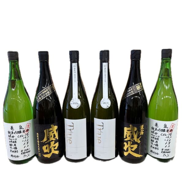 あ22 一升瓶6本 各蔵の最新詰め又は飲み頃のお酒
