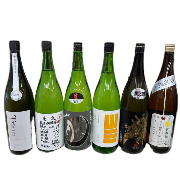 あ23 一升瓶6本 各蔵の最新詰め又は飲み頃のお酒