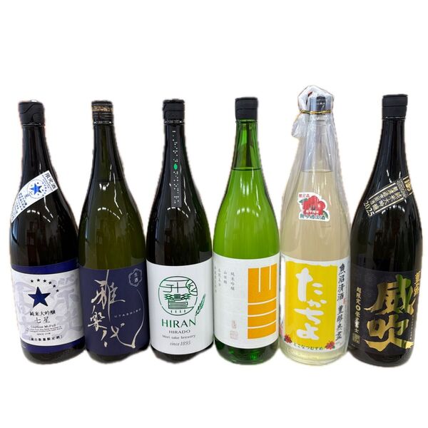 あ24 一升瓶6本 各蔵の最新詰め又は飲み頃のお酒