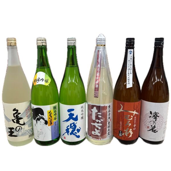 あ34 一升瓶6本 各蔵の最新詰め又は飲み頃のお酒