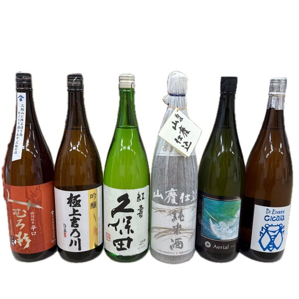 あ33 一升瓶6本 各蔵の最新詰め又は飲み頃のお酒