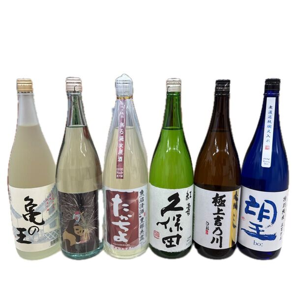 あ32 一升瓶6本 各蔵の最新詰め又は飲み頃のお酒