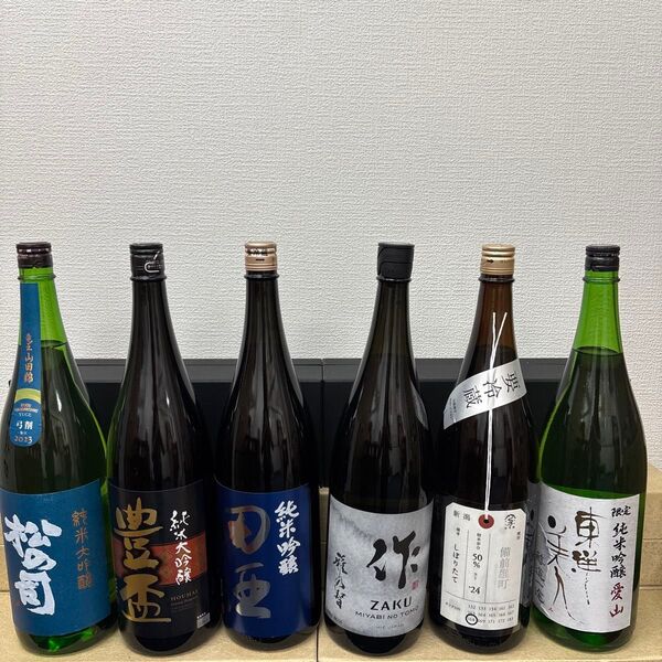 G4【定価36000円】 一升瓶6本 各蔵の最新詰め又は飲み頃のお酒
