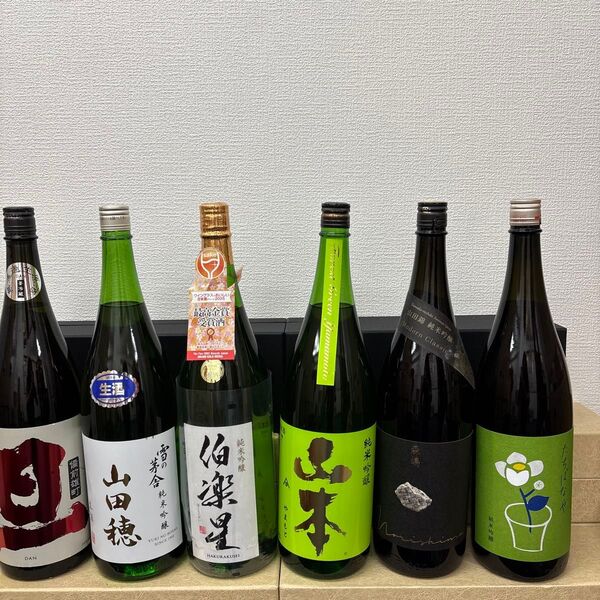 G7 純米吟醸一升瓶6本 各蔵の最新詰め又は飲み頃のお酒