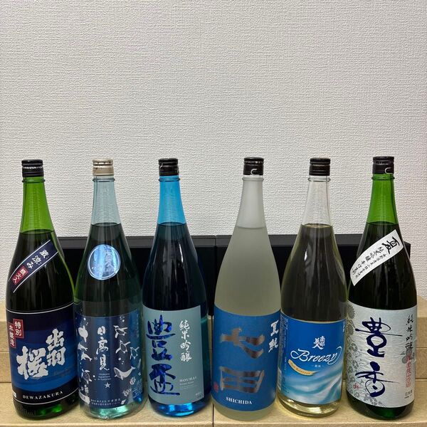 G9サマー 一升瓶6本 各蔵の最新詰め又は飲み頃のお酒