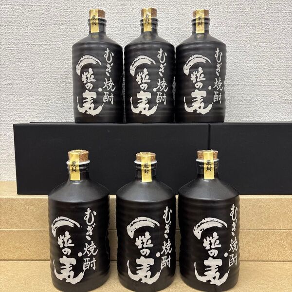 父へ…②麦焼酎 一粒の麦陶器入り720ml 6本セット