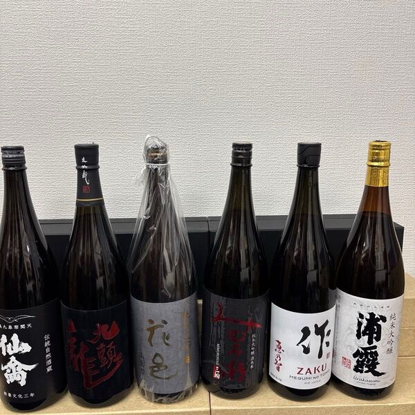 F6 一升瓶6本 各蔵の最新詰め又は飲み頃のお酒