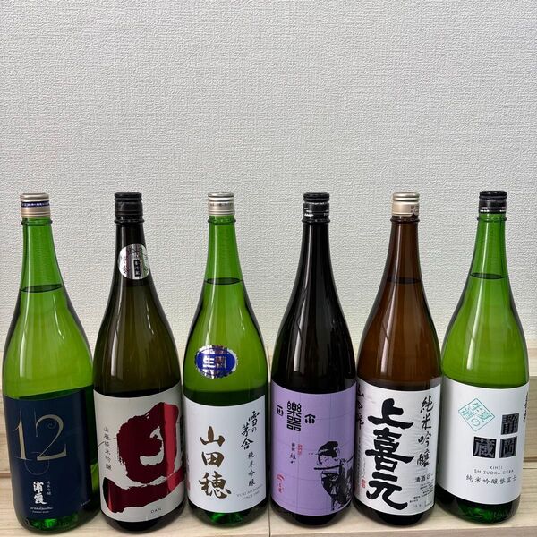 F19 純米吟醸セット 一升瓶6本 各蔵の最新詰め又は飲み頃のお酒