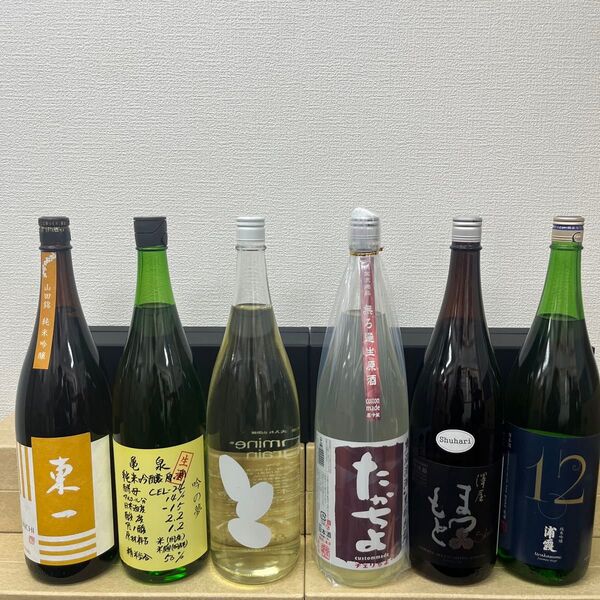 F5 一升瓶6本 各蔵の最新詰め又は飲み頃のお酒