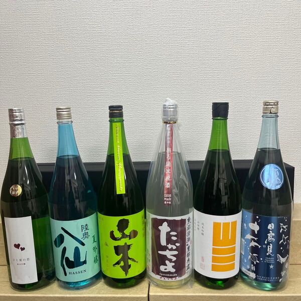 R13 一升瓶6本 各蔵の最新詰め又は飲み頃のお酒
