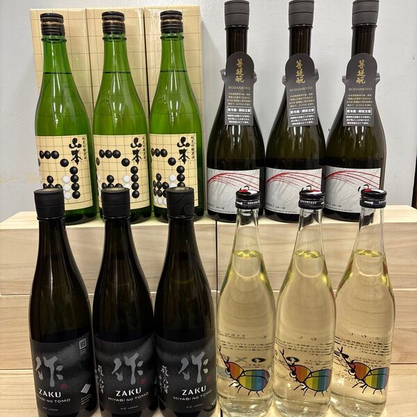 CCC3 四合瓶12本 各蔵の最新詰め又は飲み頃のお酒 (山本箱入り)