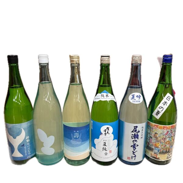 さ1 サマー 夏酒一升瓶6本セット 各蔵の最新詰め又は飲み頃のお酒