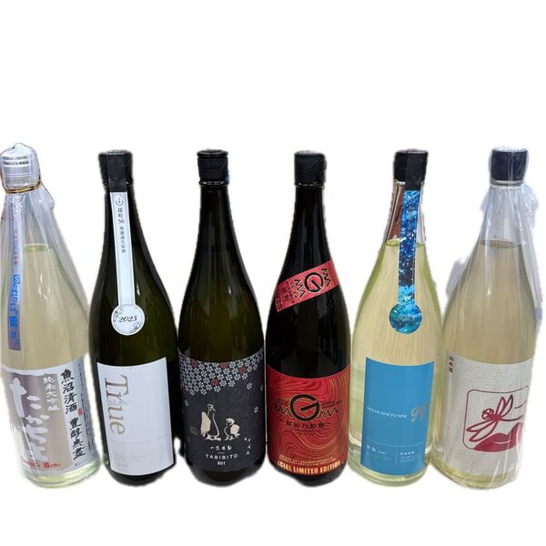 さ6 一升瓶6本 各蔵の最新詰め又は飲み頃のお酒
