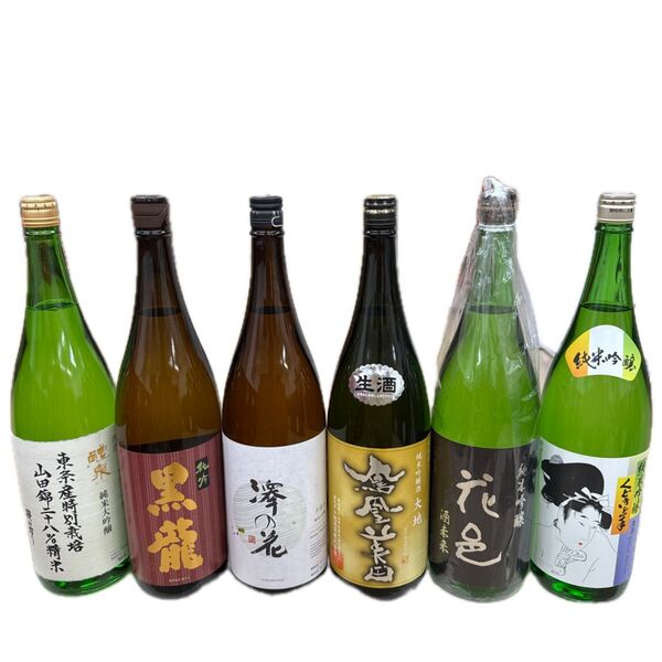 さ8 一升瓶6本 各蔵の最新詰め又は飲み頃のお酒