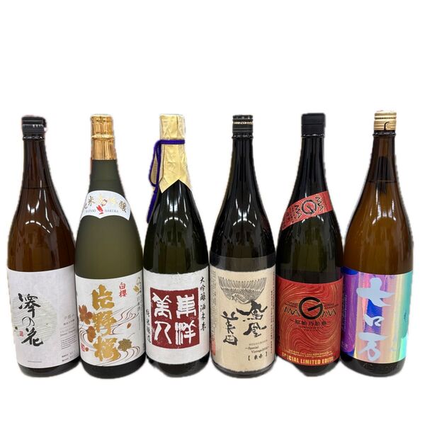 さ22 純米大吟醸一升瓶6本セット 各蔵の最新詰め又は飲み頃のお酒