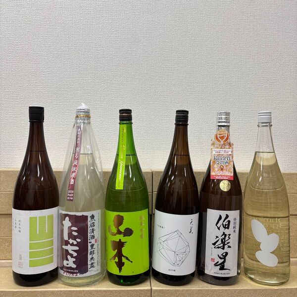 【値引不可商品】P3 一升瓶6本 各蔵の最新詰め又は飲み頃のお酒