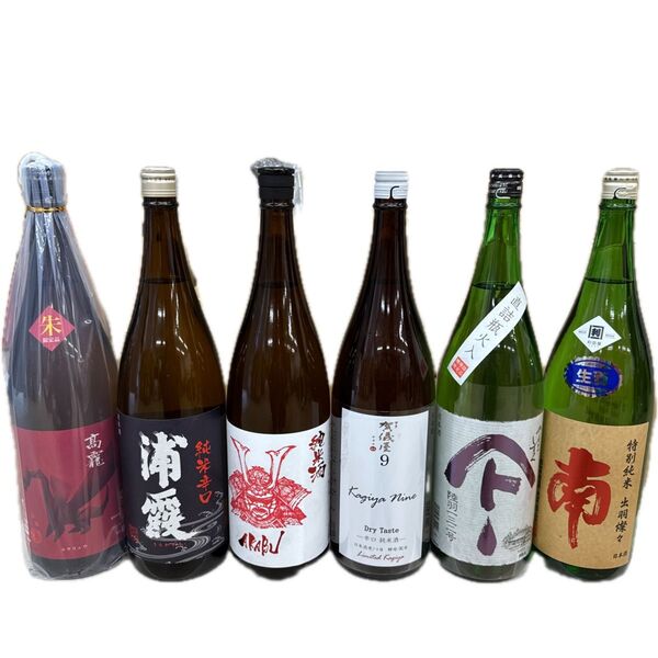 い3 一升瓶6本 各蔵の最新詰め又は飲み頃のお酒
