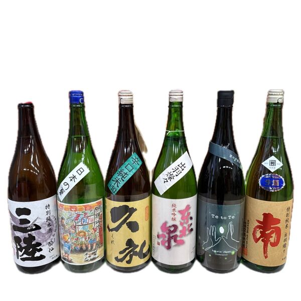 い13 一升瓶6本 各蔵の最新詰め又は飲み頃のお酒