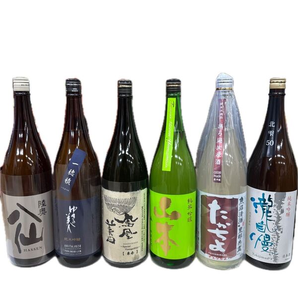 い28 一升瓶6本 各蔵の最新詰め又は飲み頃のお酒