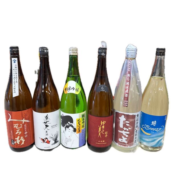え7 一升瓶6本 各蔵の最新詰め又は飲み頃のお酒