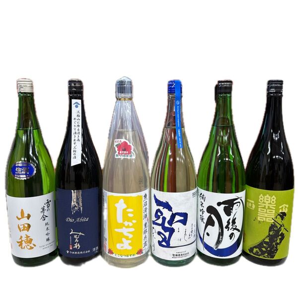 え12 一升瓶6本 各蔵の最新詰め又は飲み頃のお酒